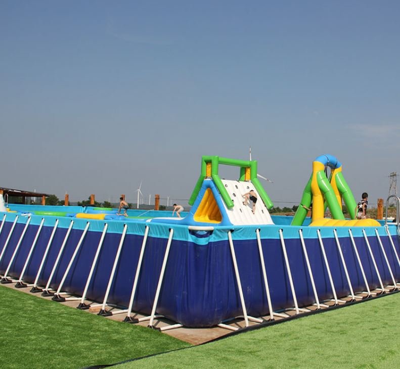 Сборный летний бассейн для пляжа 20 x 25 x 1 м (рис.3)
