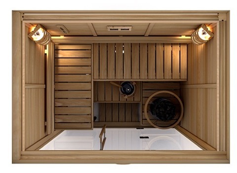 САУНА В СБОРЕ SAWO 1420ML-PD-G (1,4М Х 2,0М, КЕДР, ПОЛНОСТЬЮ СТЕКЛЯННАЯ СТЕНА, ДИЗАЙН PIANO) (рис.1)